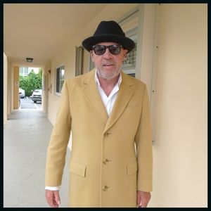 Malcolm Kenneth Camel Cashmere Overcoat